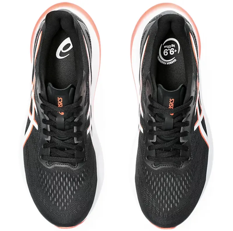 Asics Men's GT-2000 12 Running Shoes Black/Sunrise Red-6